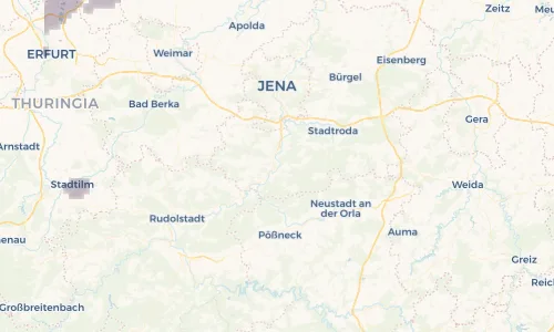 Regenradar Vorschaubild - Aktuelle Niederschläge in Kahla und Umgebung