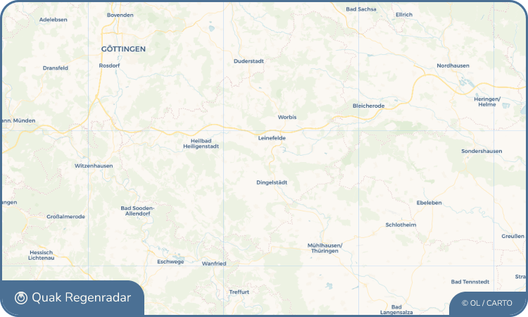 Quak Regenradar-Widget Kallmerode