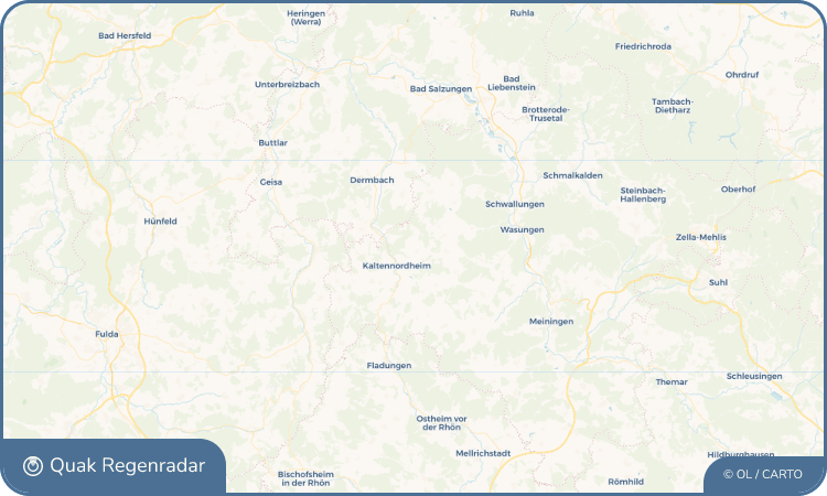 Quak Regenradar-Widget Kaltenlengsfeld