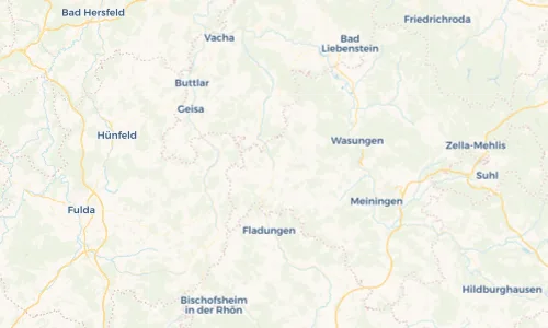 Regenradar Vorschaubild - Aktuelle Niederschläge in Kaltennordheim und Umgebung
