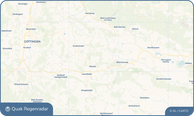 Quak Regenradar-Widget Kaltohmfeld
