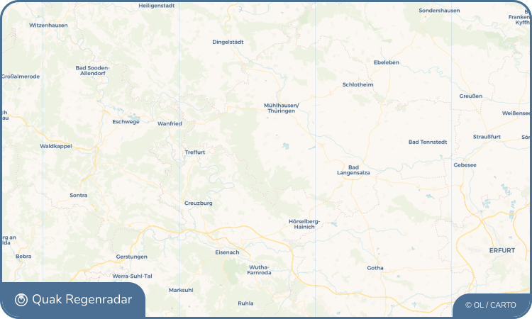 Quak Regenradar-Widget Kammerforst