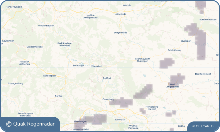 Regenradar-Widget für Katharinenberg