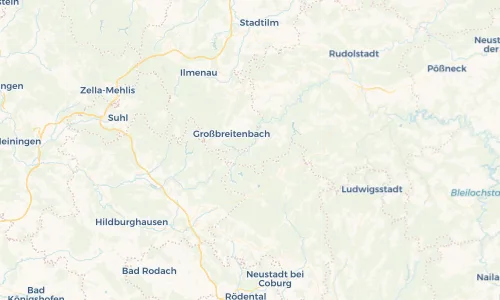 Regenradar Vorschaubild - Aktuelle Niederschläge in Katzhütte und Umgebung