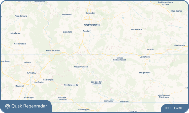 Regenradar-Widget für Kirchgandern