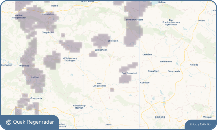 Quak Regenradar-Widget Kirchheilingen