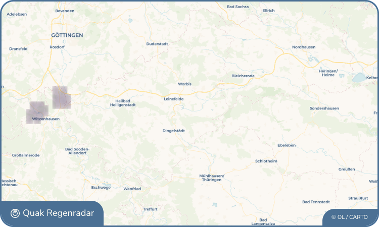 Quak Regenradar-Widget Kleinbartloff