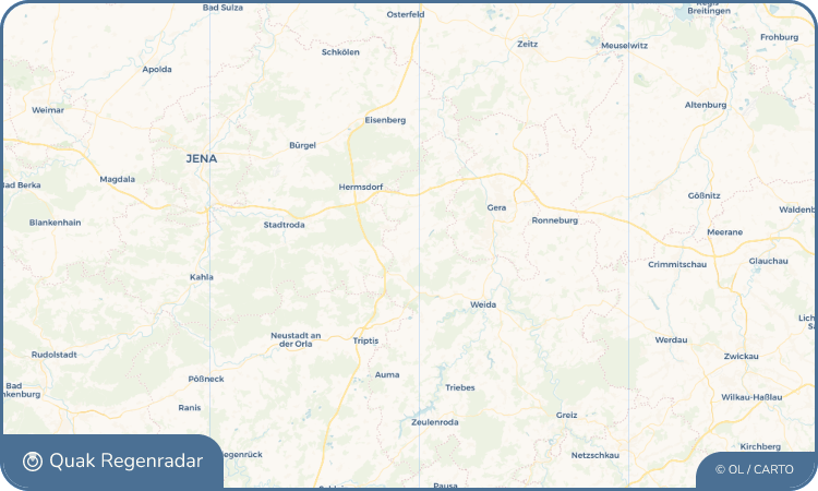 Quak Regenradar-Widget Kleinbernsdorf