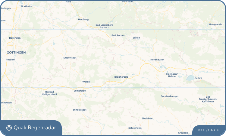 Quak Regenradar-Widget Kleinbodungen