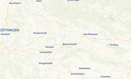 Regenradar Vorschaubild - Aktuelle Niederschläge in Kleinbodungen und Umgebung