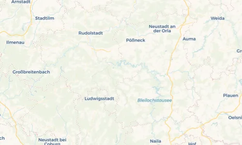 Regenradar Vorschaubild - Aktuelle Niederschläge in Kleingeschwenda und Umgebung