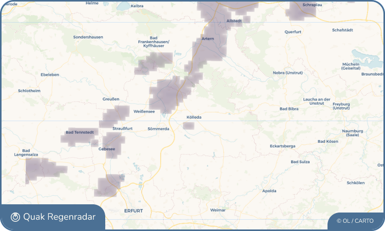 Quak Regenradar-Widget Kölleda