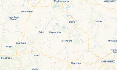 Regenradar Vorschaubild - Aktuelle Niederschläge in Kriebitzsch und Umgebung