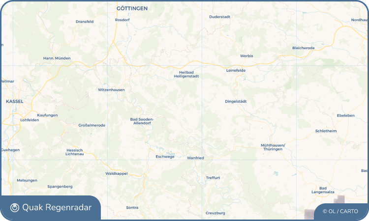 Regenradar-Widget für Krombach
