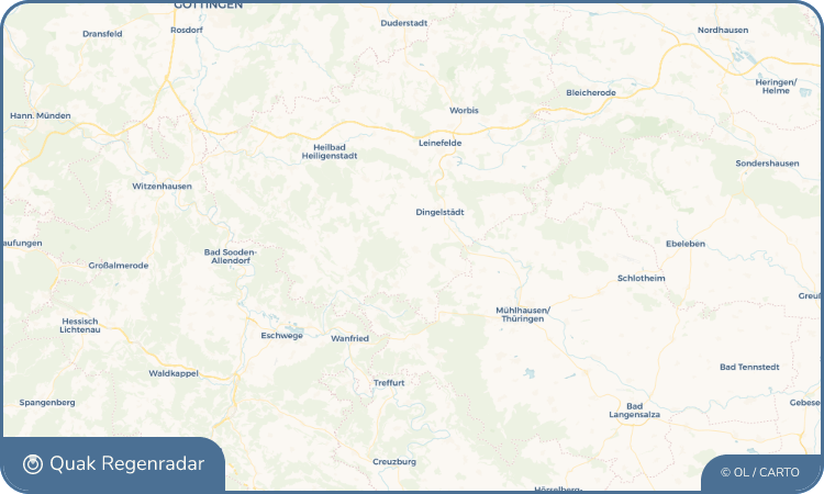 Quak Regenradar-Widget Küllstedt