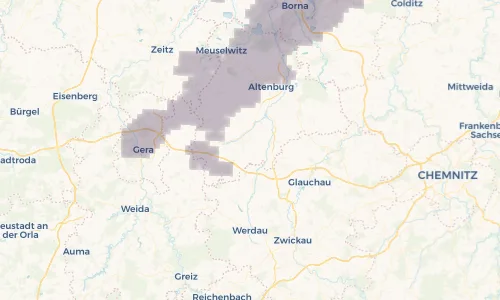 Regenradar Vorschaubild - Aktuelle Niederschläge in Kummer und Umgebung