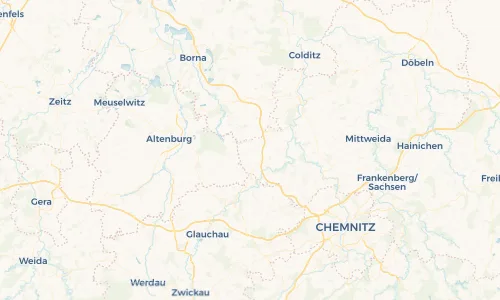 Regenradar Vorschaubild - Aktuelle Niederschläge in Langenleuba-Oberhain und Umgebung