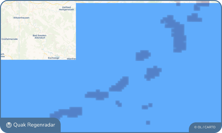 Quak Regenradar-Widget Langula