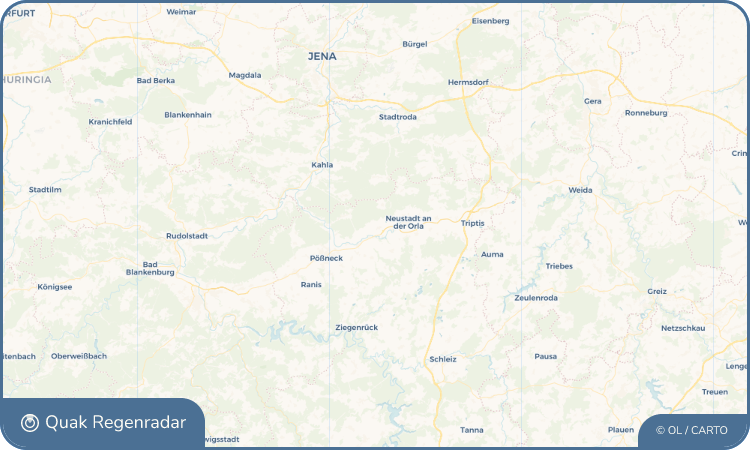 Quak Regenradar-Widget Lausnitz