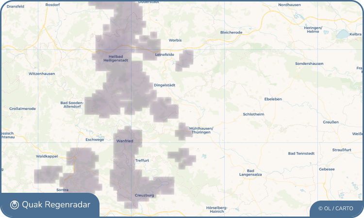 Regenradar-Widget für Lengefeld