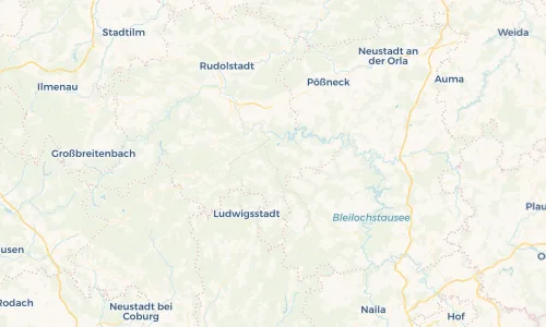 Regenradar Vorschaubild - Aktuelle Niederschläge in Leutenberg und Umgebung