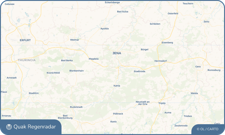 Quak Regenradar-Widget Leutra