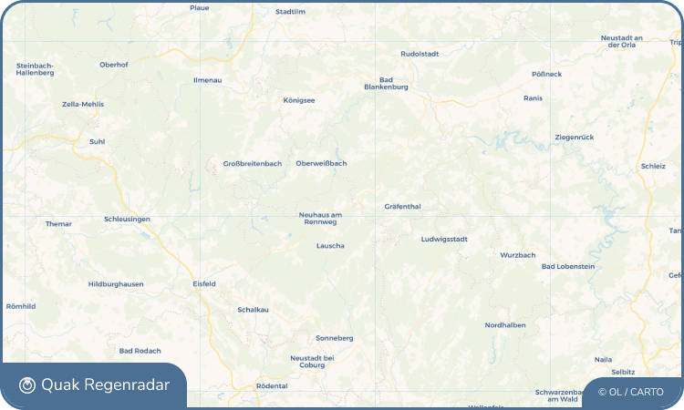 Quak Regenradar-Widget Lichte