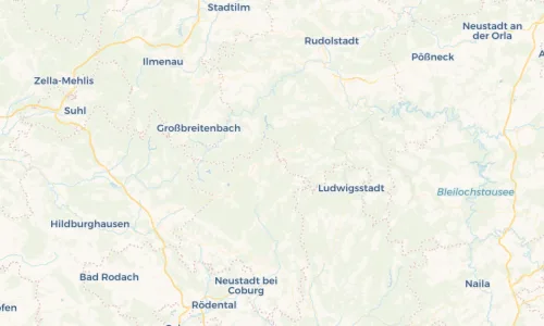 Regenradar Vorschaubild - Aktuelle Niederschläge in Lichte und Umgebung