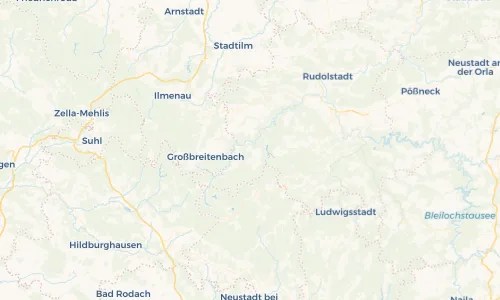 Regenradar Vorschaubild - Aktuelle Niederschläge in Lichtenhain und Umgebung