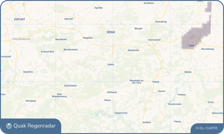Regenradar-Widget für Lindig