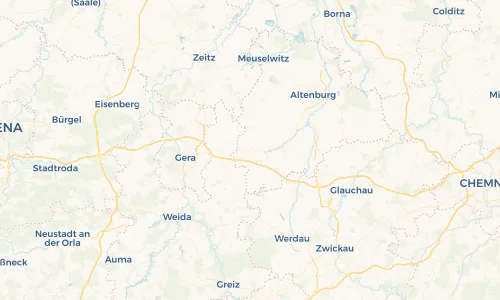 Regenradar Vorschaubild - Aktuelle Niederschläge in Löbichau und Umgebung