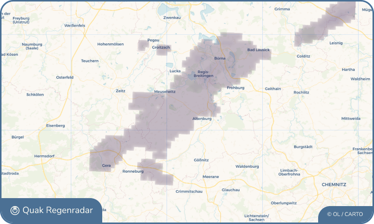 Regenradar-Widget für Lödla