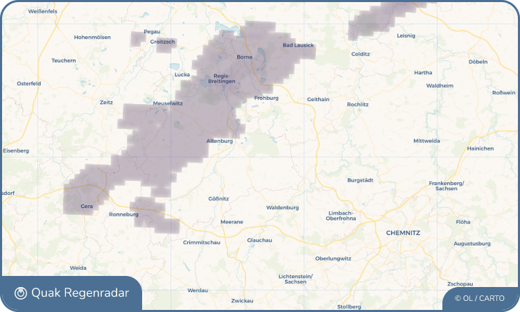 Quak Regenradar-Widget Lohma