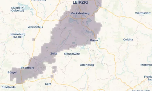 Regenradar Vorschaubild - Aktuelle Niederschläge in Lucka und Umgebung