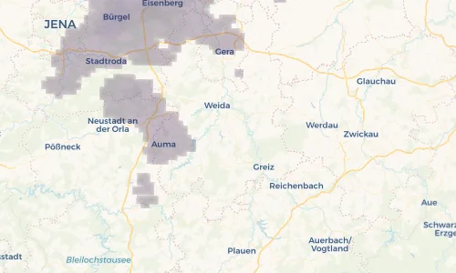 Regenradar Vorschaubild - Aktuelle Niederschläge in Lunzig und Umgebung