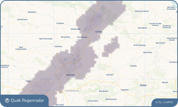 Quak Regenradar-Widget Markvippach