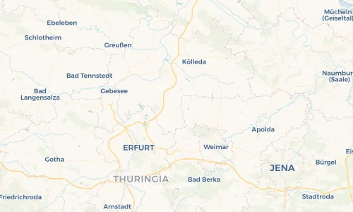 Regenradar Vorschaubild - Aktuelle Niederschläge in Markvippach und Umgebung