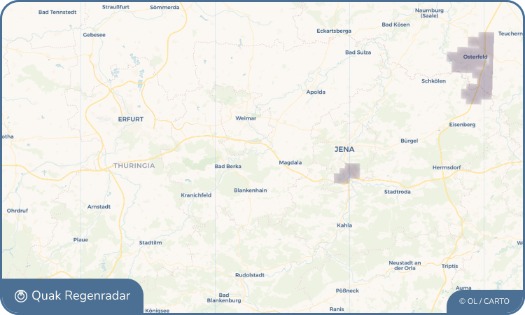 Quak Regenradar-Widget Mechelroda