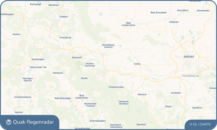 Quak Regenradar-Widget Mechterstädt