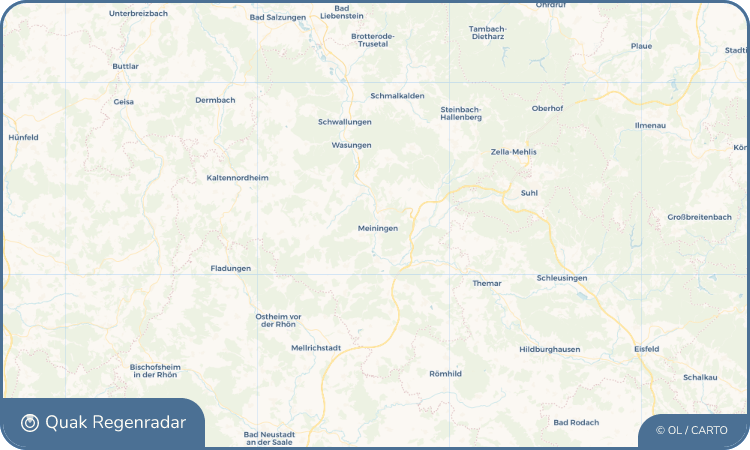 Quak Regenradar-Widget Meiningen