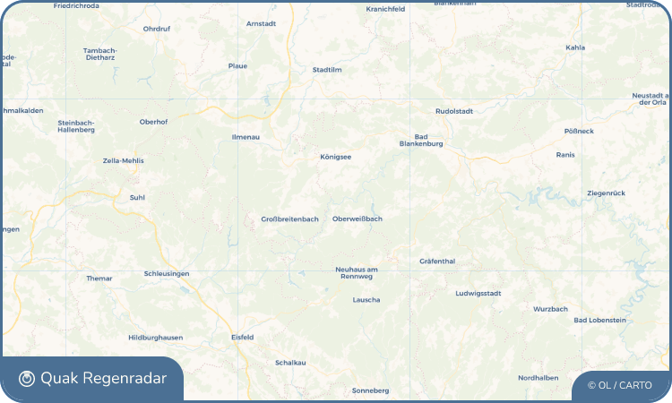 Regenradar-Widget für Mellenbach-Glasbach
