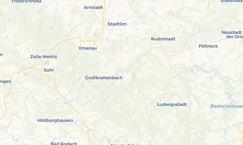 Regenradar Vorschaubild - Aktuelle Niederschläge in Mellenbach-Glasbach und Umgebung