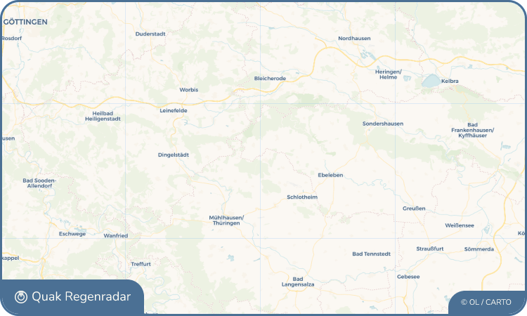 Quak Regenradar-Widget Menteroda