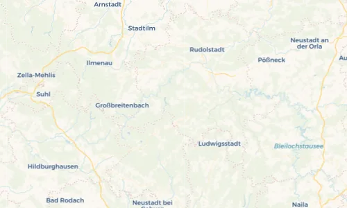 Regenradar Vorschaubild - Aktuelle Niederschläge in Meura und Umgebung