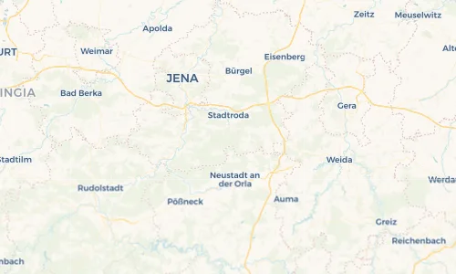 Regenradar Vorschaubild - Aktuelle Niederschläge in Meusebach und Umgebung