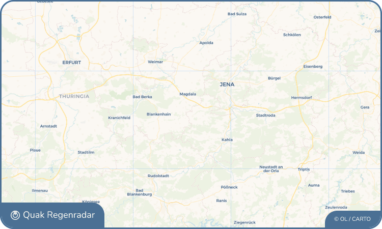 Regenradar-Widget für Milda