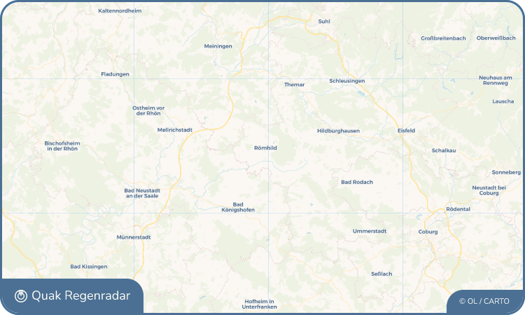 Quak Regenradar-Widget Milz