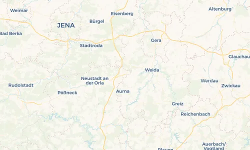 Regenradar Vorschaubild - Aktuelle Niederschläge in Mittelpöllnitz und Umgebung