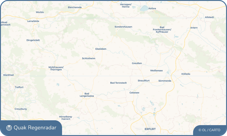 Quak Regenradar-Widget Mittelsömmern