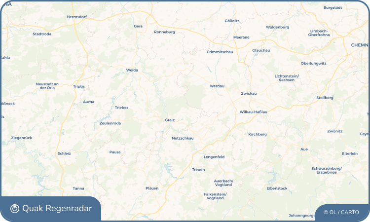 Quak Regenradar-Widget Mohlsdorf
